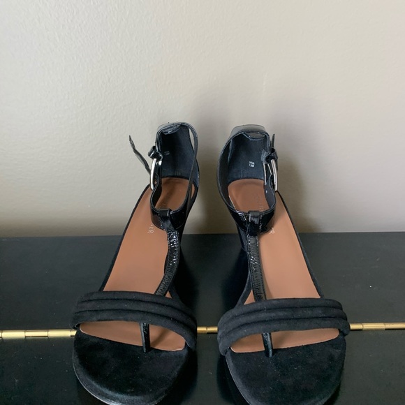 NEW! DONALD J PLINER BLACK LEATHER HEEL - Picture 4 of 6